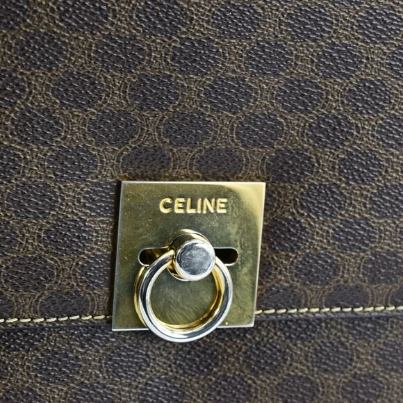 Auth Celine Macadam Canvas Hand Bag Pvc #159460C25B - Picture 10 of 15